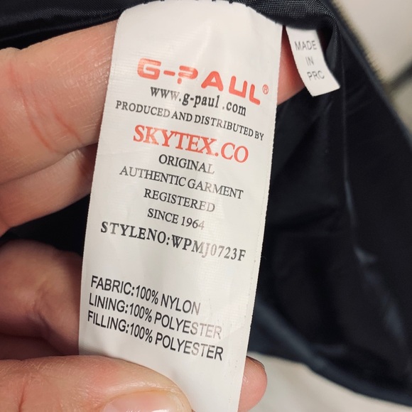 NEW G-Paul Jeans Men’s Black Coat Large - Picture 6 of 8